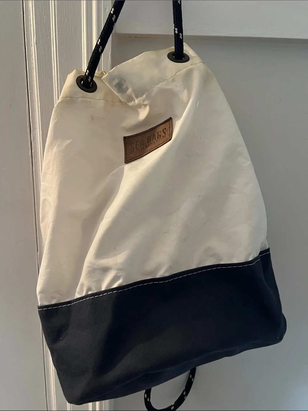 Sea Bags Chebeague convertible drawstring back back/shoulder bag